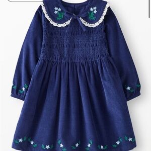 Hanna Andersson Balloon Sleeve Collared Corduroy Dress